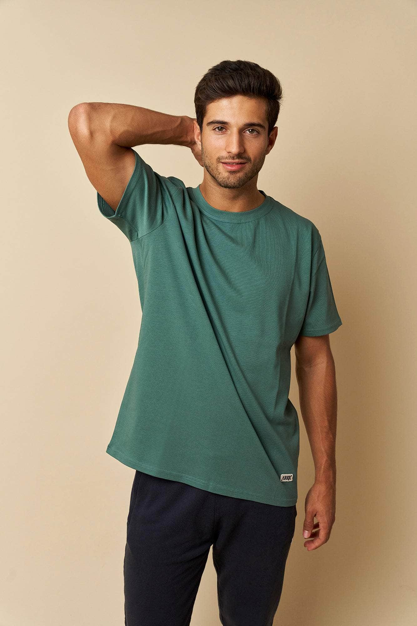 ARKK Apparel ARKK Box Logo Tee | Silver Pine T-Shirt